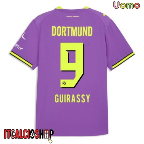 Borussia Dortmund Serhou Guirassy #9 Terza Maglia 2026-27 Manica Corta